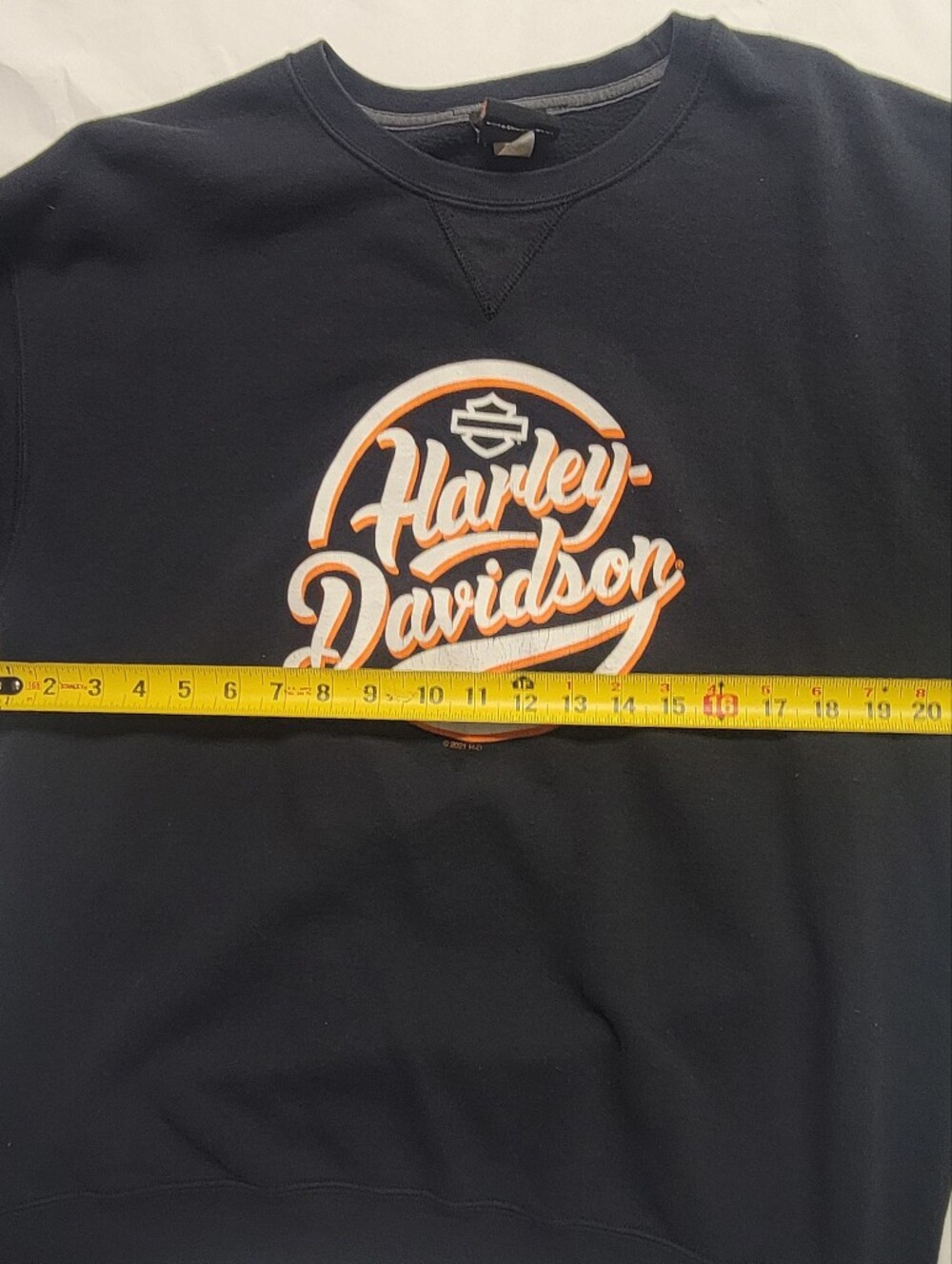 Harley-Davidson Winnipeg Manitoba Canada Crewneck Sweatshirt Black Large - Picture 8 of 9